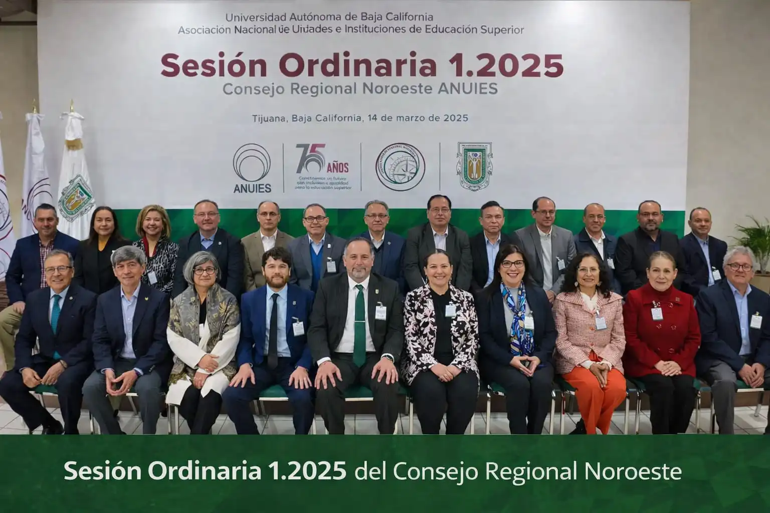 Primera Sesión Ordinaria del Consejo Regional Noroeste de la ANUIES de la RM