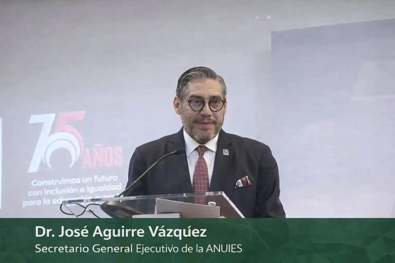 Ceremonia conmemorativa de los 75 años de la ANUIES de la RM